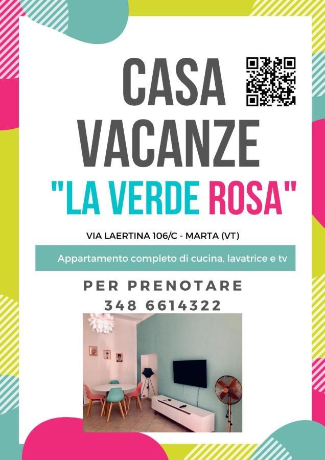 La Verde Rosa - Casa Vacanze A Due Passi Dal Lago Marta Ngoại thất bức ảnh